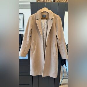 Abercrombie & Fitch Boyfriend Tan coat size S